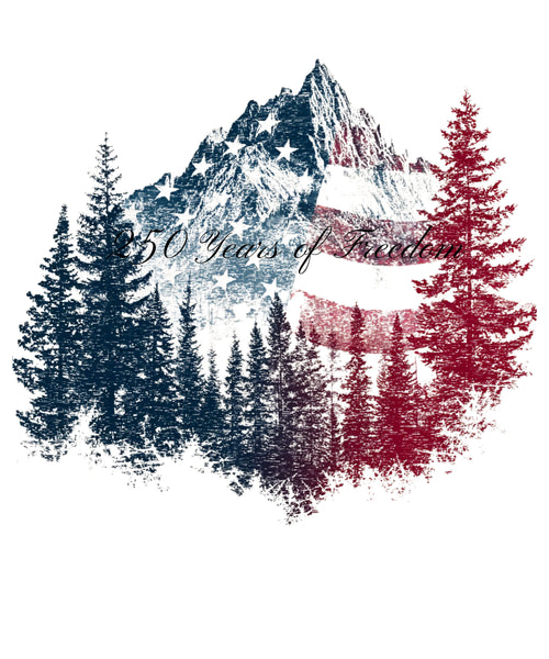 250 Years of Freedom Patriotic Tee