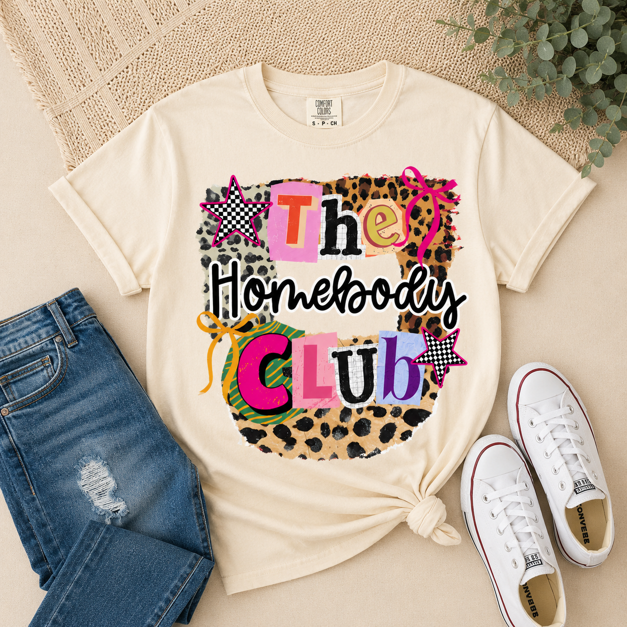 The Homebody Club™ Comfort Colors Graphic Tee